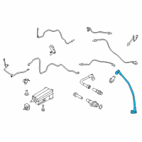 OEM 2017 Ford Transit-250 PCV Tube Diagram - GK4Z-6758-B