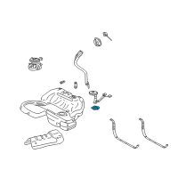 OEM 2008 Cadillac SRX Sending Unit Cam Diagram - 25740096