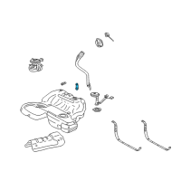 OEM 2005 Cadillac CTS Filler Hose Diagram - 15925742