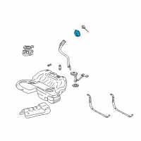 OEM Cadillac CTS Housing-Fuel Tank Filler Pipe Diagram - 25757905