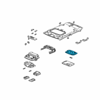 OEM Acura TSX Base (Light Cream Ivory) Diagram - 34252-S5A-003ZK