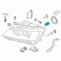 OEM 2010 BMW X5 Repair Kit, Hvac Servomotor Diagram - 63-11-7-263-050