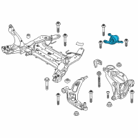 OEM 2018 BMW X2 BRACKET, WISHBONE WITH HYDRO Diagram - 31-12-8-831-645