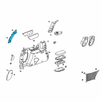 OEM 1997 Pontiac Trans Sport Panel Asm-Back Body Opening Side Finish *Gray Y Diagram - 10435103