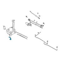 OEM 2008 Hyundai Sonata Level Switch-Windshield Washer Diagram - 98520-1G000