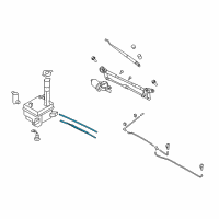 OEM 2007 Hyundai Santa Fe WIPER Blade 24 Diagram - 99H09-AKA24-C