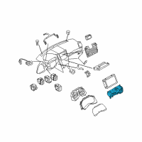 OEM Infiniti Switch Assy-Its & Audio Diagram - 28395-JK61B