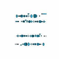 OEM 2008 Chevrolet Aveo5 SHAFT ASM, FRT WHL DRV<SEE BFO> Diagram - 42702797