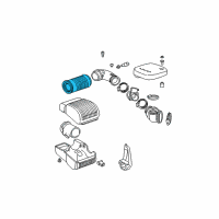 OEM 1996 Chevrolet C2500 Suburban Element Diagram - 25168082