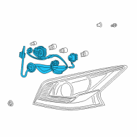 OEM Nissan Harness Assembly Diagram - 26551-3TA0B