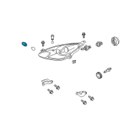 OEM Toyota Celica Socket & Wire Diagram - 90075-60006