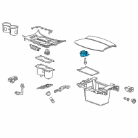 OEM Buick Envision Latch Diagram - 23462407