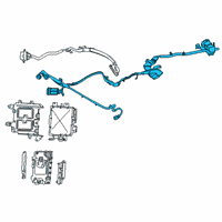 OEM 2020 Ford Police Interceptor Utility Cable Diagram - L1MZ-14290-L