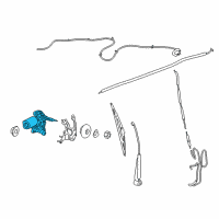 OEM Ford Rear Motor Diagram - DV6Z-17508-B