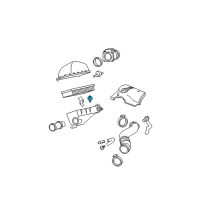 OEM 2004 Mercury Grand Marquis Air Cleaner Assembly Insulator Diagram - 6W7Z-9P686-AA