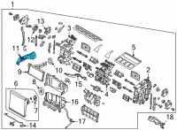 OEM 1994 Hyundai Elantra Transaxle Mounting Bracket Assembly Diagram - 21830-28260