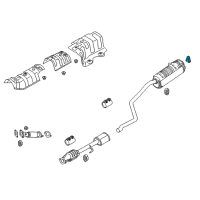 OEM 2019 Hyundai Accent Hanger Diagram - 28760-F2000