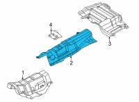 OEM Ford Maverick HEAT SHIELD Diagram - NZ6Z-6011434-B