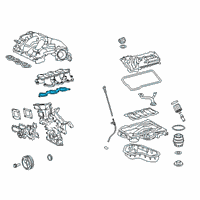 OEM 2017 Lexus RX450h Gasket, Intake Manifold Diagram - 17177-0P030