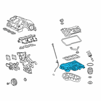 OEM Lexus ES350 Pan Assembly, Oil Diagram - 12100-31051