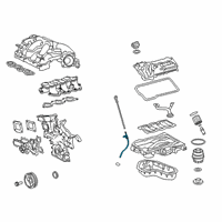 OEM 2022 Lexus ES350 Guide, Oil Level Gag Diagram - 11452-31210