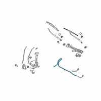 OEM Kia Hose Assembly-Windshield Diagram - 986501D000