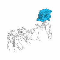 OEM 1997 Ford F-250 HD ABS Control Module Diagram - F85Z2C219AA