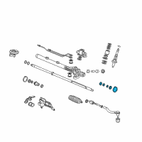 OEM Acura Seal Kit A, Power Steering (Rotary Valve) Diagram - 06531-SDA-A02