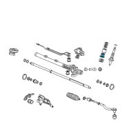 OEM 2002 Honda Accord Seal Set, Power Steering Valve(Rotary Valve) Diagram - 06534-S84-A01