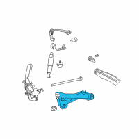 OEM Ford F-250 HD Lower Control Arm Diagram - 6L3Z-3078-B