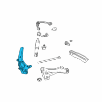 OEM 1999 Ford F-250 Super Duty Knuckle Diagram - XL3Z-3K186-AA