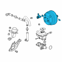 OEM 2013 Chevrolet Impala Power Booster Diagram - 23209402