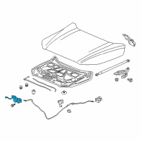 OEM 2017 GMC Acadia Lock Diagram - 84070074