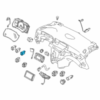 OEM 2012 Nissan Quest Switch Assy-Door Diagram - 25261-1JA0A