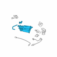 OEM Pontiac Vapor Canister Diagram - 88972756