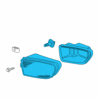 OEM 2000 BMW 540i Fog Lights, Right Diagram - 63-17-8-377-942