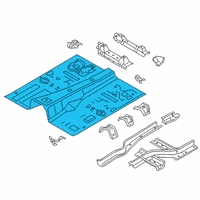 OEM 2021 BMW X5 FLOOR PANEL Diagram - 41-00-8-493-494