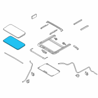 OEM 2014 Infiniti QX80 Weatherstrip-Lid Diagram - 91246-1LA1A