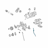 OEM Lexus Guide, Oil Level Gage Diagram - 11452-38060