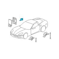 OEM Chevrolet Malibu Sensor Diagram - 10307709