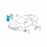 OEM Cadillac Module Asm-Electronic Suspension Control Diagram - 20840680