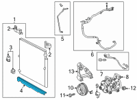 OEM 2019 Toyota Tacoma Condenser Seal Diagram - 88362-04020