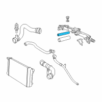 OEM 1998 BMW 740iL Pipe Diagram - 11-53-1-736-831