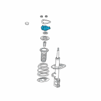 OEM 2011 Toyota RAV4 Strut Mount Diagram - 48609-0R010