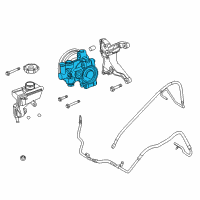 OEM 2010 Ford Focus Power Steering Pump Diagram - AS4Z-3A674-ARM