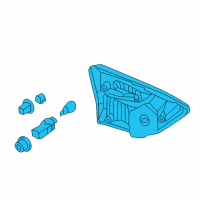 OEM Nissan Pathfinder Backup Lamp Assy-LH Diagram - 26545-9PF0A