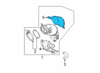 OEM 2021 Acura TLX COVER (UPPER) Diagram - 18182-6S9-A00