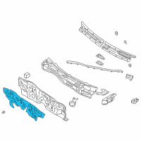 OEM 1993 Nissan Altima INSULATOR-Dash Lower, Front Diagram - 67810-1E400