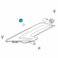 OEM 2016 Nissan Leaf Front Combination Lamp Socket Assembly Diagram - 26240-8990B