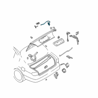 OEM 2005 Infiniti G35 Wire-Trunk Lid Diagram - 84692-4Y900